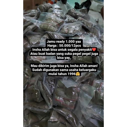 

[READY STOK] JAMU HERBAL ISI 12PCS PAK BUDI TERAPI