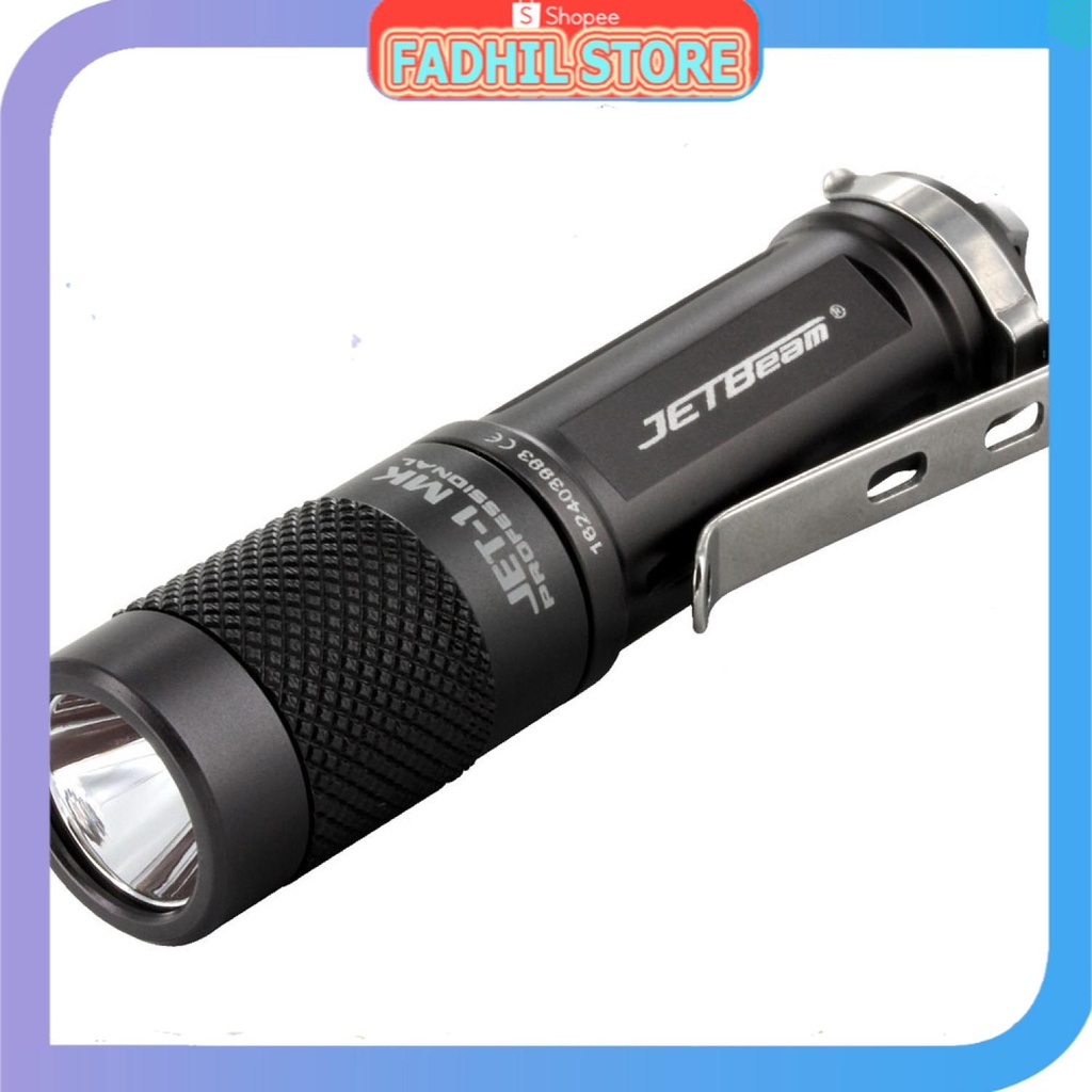 JETBeam Jet-1 MK Tiny Flashlight Senter LED CREE XP-G2 480 Lumens
