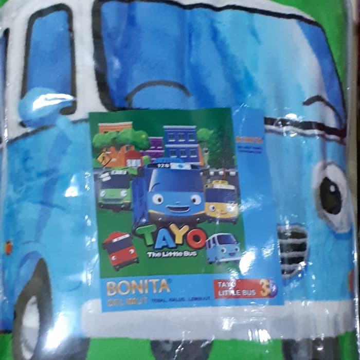 Selimut bonita motif tayo