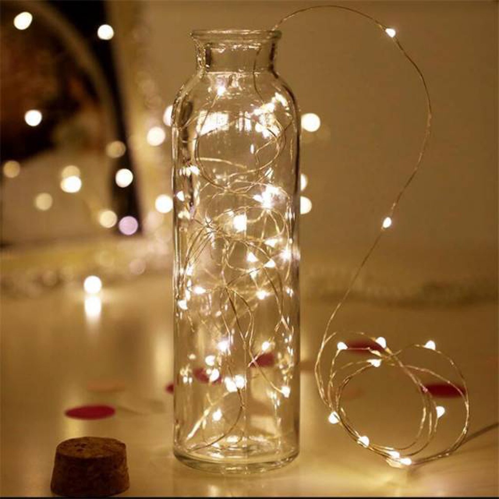 ⭐Bobastore⭐ Lampu Tumblr Kawat Mini 1 2 3 5 Meter Lampu Hias Dekorasi Gift Box Bucket Bunga Balon Fairy Light Led Murah E015 E016 E020 E021 Image 5