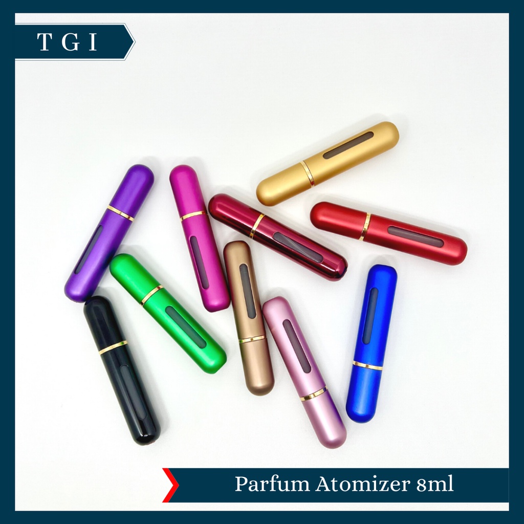 TGI - [8 ML] BOTOL PARFUM REFILL MINI TRAVELLING UKURAN 8 ML/ BOTOL PARFUM MINI TRAVEL/ PARFUM ATOMIZER