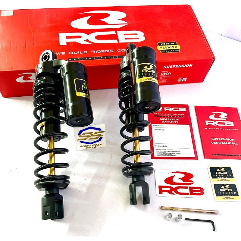 shock breker belakang rcb mb-2 black series premium Nmax old,pcx150,aerox old aerox new n Max new