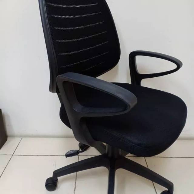  Office  staff chair  livorno black Shopee Indonesia