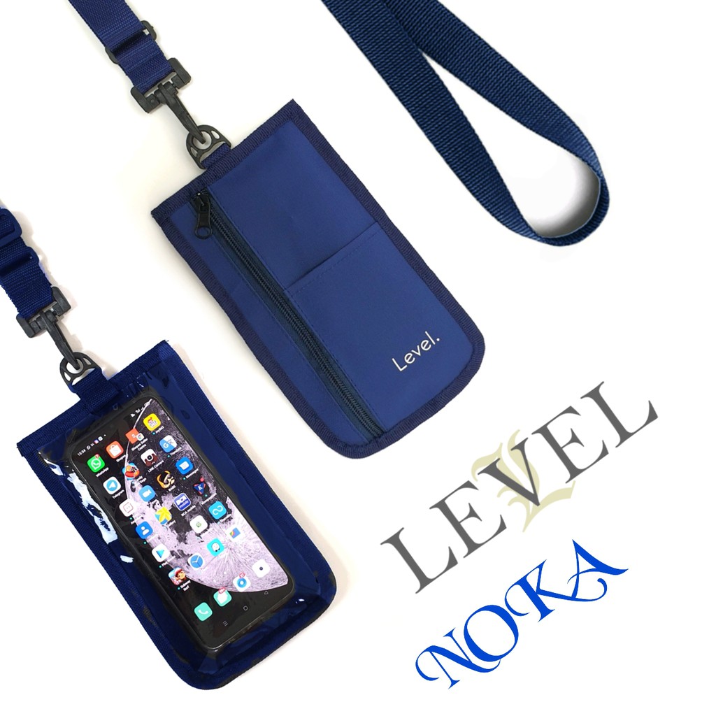 FASHIONSTOREKU DOMPET LEVEL NOKA HANGING WALLET MIKA  WANITA PRIA FASHION