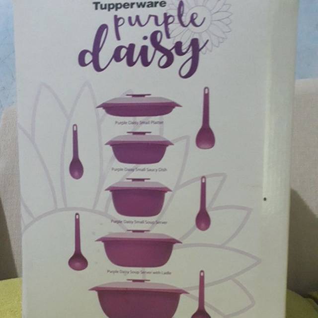 Blossom ungu tupperware /tupperware murah