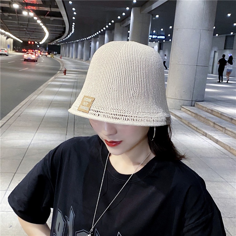 Topi Bucket Wanita Gaya Retro Jepang Korea Untuk Musim Panas