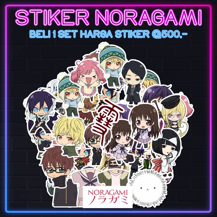 Jual Stiker Noragami Sticker Anime Murah Meriah Ddu Du Sticker Shopee Indonesia