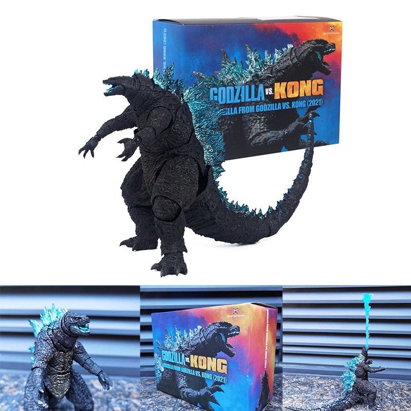 S.h. Vs MonsterArts Kong Godzilla Action Figure Dekorasi Model Koleksi Mainan