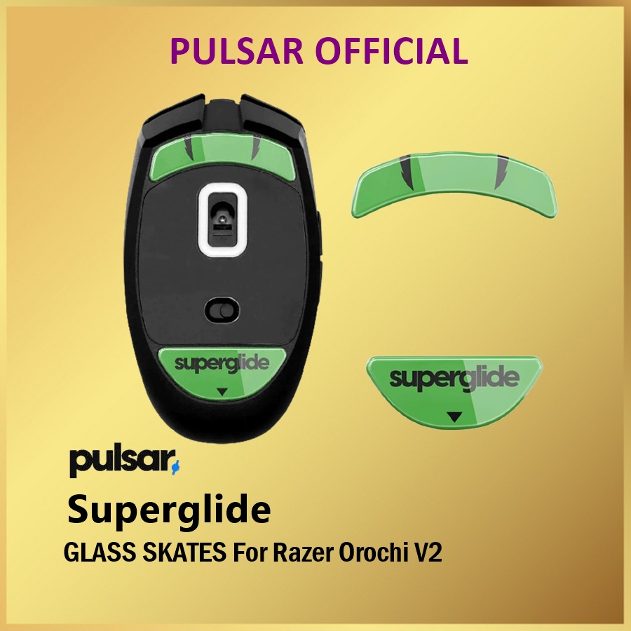 Pulsar Superglide Glass Skates For Razer Orochi V2 Mousefeet