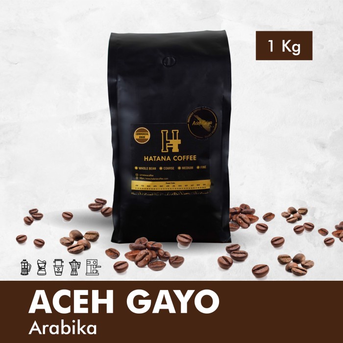 

DISKON - (BISA COD) Kopi Arabika Aceh Gayo 1 KG - Commercial Grade - WHOLE BEAN