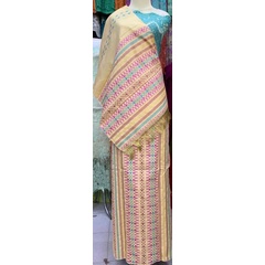 songket mesin motif tumtuman