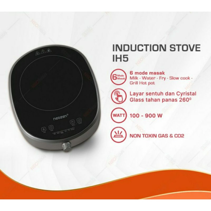 Kompor Gas Induksi Listrik Neozen Induction