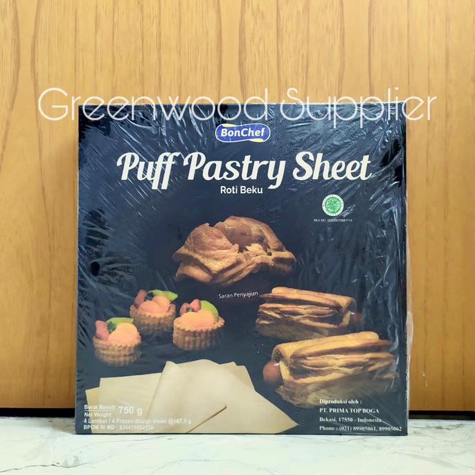 

Bonchef Puff Pastry 750G / 4 Lembar - 1 Karton
