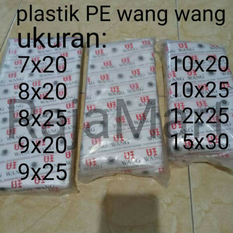 Plastik Es PE wang wang semua ukuran/ plastik es