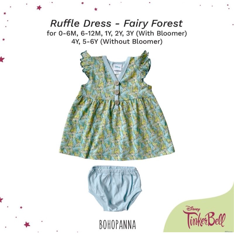 Ruffle Dress Disney Bohopanna B21