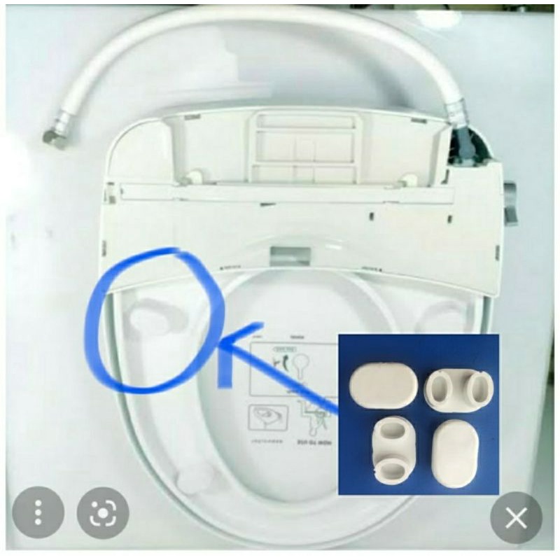 KARET AMBALAN TUTUP ECO WASHER TOTO TCW07S