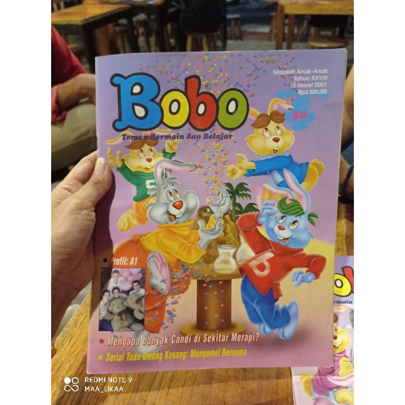 MAJALAH BOBO TAHUN 2001( 3 BUKU)