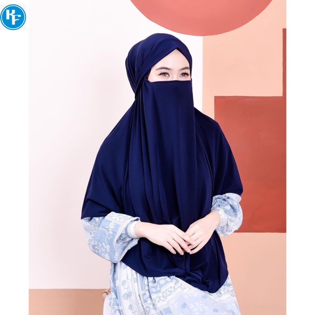 HIJAB MASKER BERGO INSTAN SYAR'I // HIJAB MARYAM MASKER