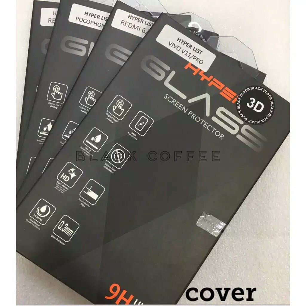 Tempered glass full VIVO V19 V17pro/V15pro/V11pro V15/V11 S1/Z1 PRO screen guard HYPER LIST