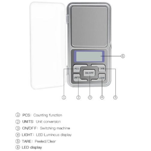 Timbangan Emas  200/0.01 g emas digital