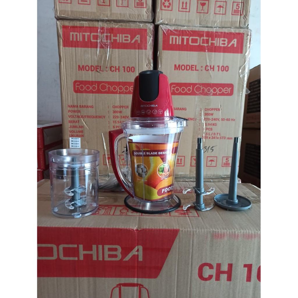 Blender Bumbu &amp; Daging Mitochiba CH-100 Food Chopper Murah Surabaya