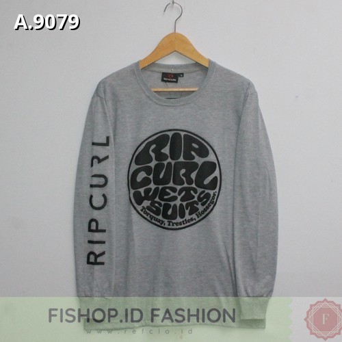Kaos Surfing Distro Pria Ripcurl Premium Murah Lengan Panjang