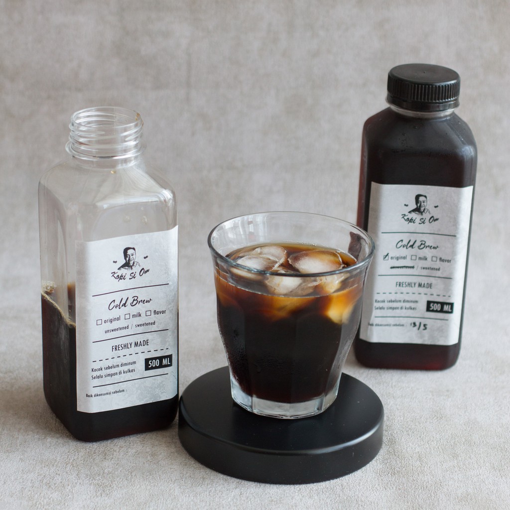 

(Khusus Luar Kota Jkt) Cold Brew Coffee Original / Kopi Hitam 500 ml