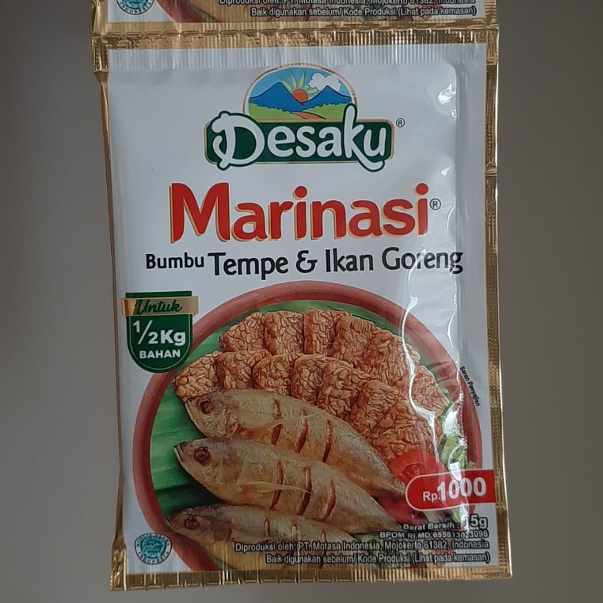 

Desaku Marinasi Bumbu Tempe & Ikan Goreng 15 gr -sachet