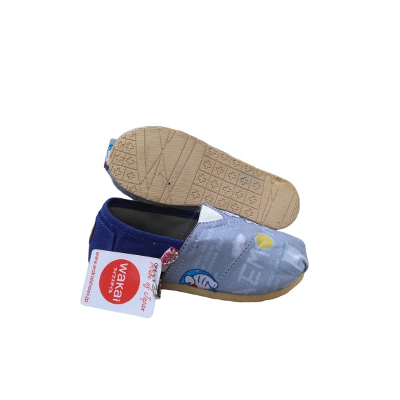 SEPATU ANAK SLIP ON CANVAS MOTIF KARAKTER DORAEMON BIRU LAKI KALI PEREMPUAN KIDS TERMURAH