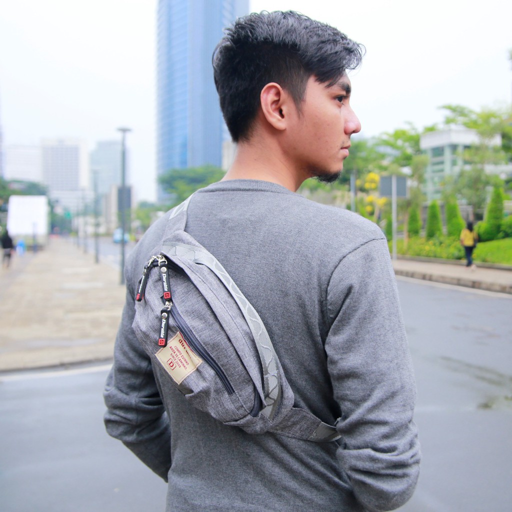 Tas Waistbag Stylish - Tas Selempang Dada Pinggang Stylish Kekinian Pria Wanita Cowok Cewek