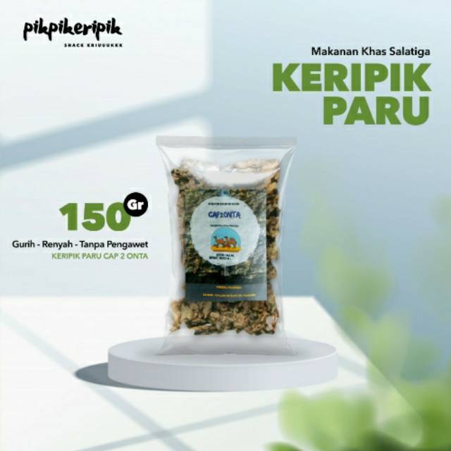 

Keripik Paru Cap 2 Onta 150GR/Gurih-Renyah/Tanpa Bahan Pengawet