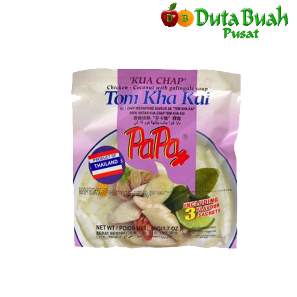 

DUTA BUAH PAPA KUA CHAP TOM KHA KAI (50G/PCS)