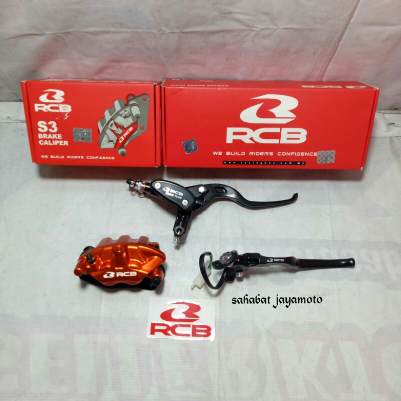 Master Rem RCB Oval 1Set Kaliper Depan RCB S3 Vario Vario125 Vario150 Scopy Beat Vario110led BeatFi