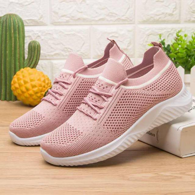 [GROSIR][COD] SEVEN_DAY SEPATU SLIP ON RAJUT SNEAKERS WANITA FZ-F51