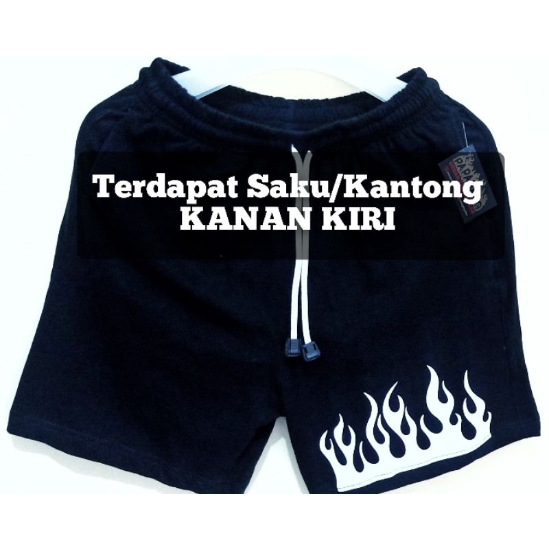 Boxer Pria Black Fire Boxer Motif Api Celana Pendek Pria Boxer Black On Fire Boxer Black White Fire 