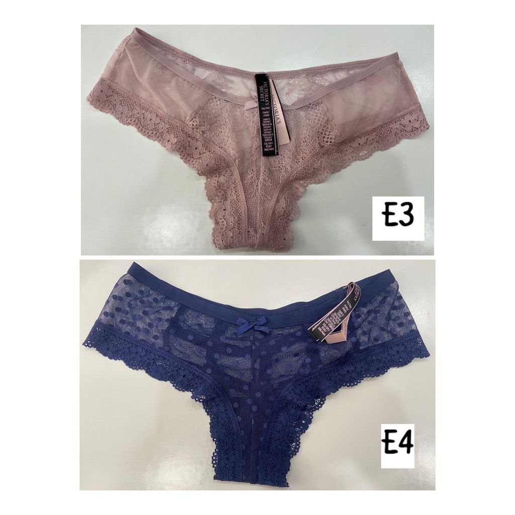 VICTORIA SECRET VS PANTIES - CHEEKY &amp; THONGS STYLE [SIZE XS] / Celana Dalam Wanita