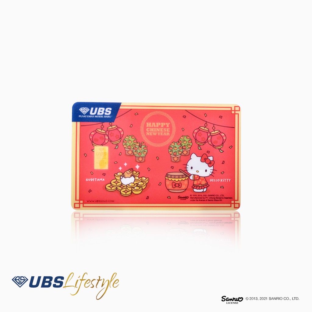 UBS Gold Logam Mulia Sanrio Chinese New Year Imlek Edition 0.5 Gram
