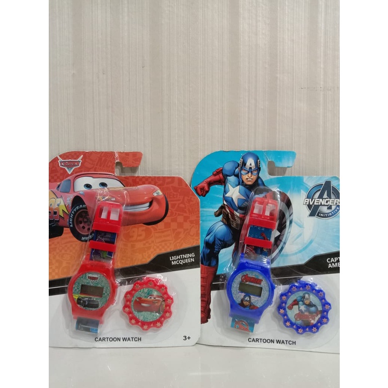 MAINAN JAM TANGAN ANAK CARTOON WATCH