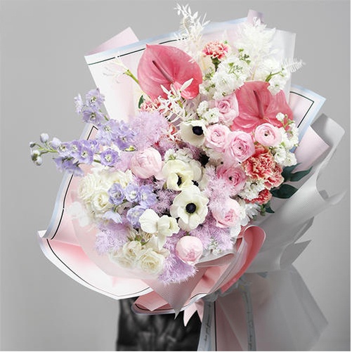 Kertas Buket Bunga Cellophane Bucket Wrapping Paper Florist Triple Ecer