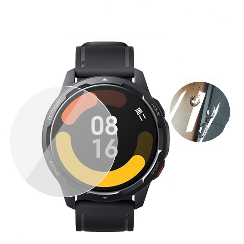 Pelindung Layar Tempered Glass Transparan Anti Gores / Ledakan Untuk Xiaomi Watch S1 Active