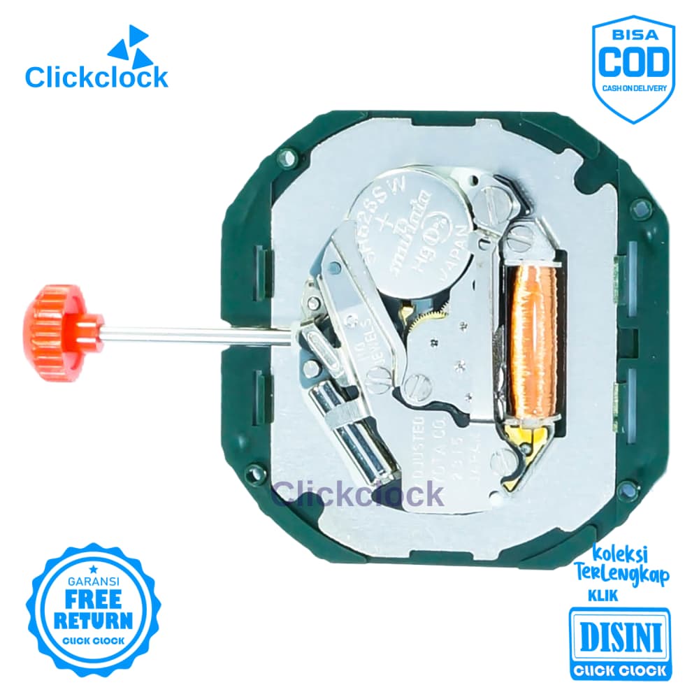 Mesin Jam Tangan Tgl Quartz Aksesoris Jam Miyota 2315-3 Tgl Diangka 3 Murah Tanggal