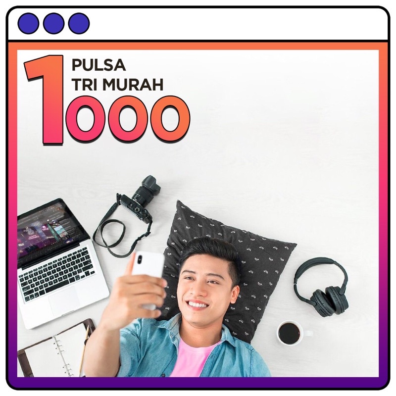 JUAL PULSA TRI MURAH 1000