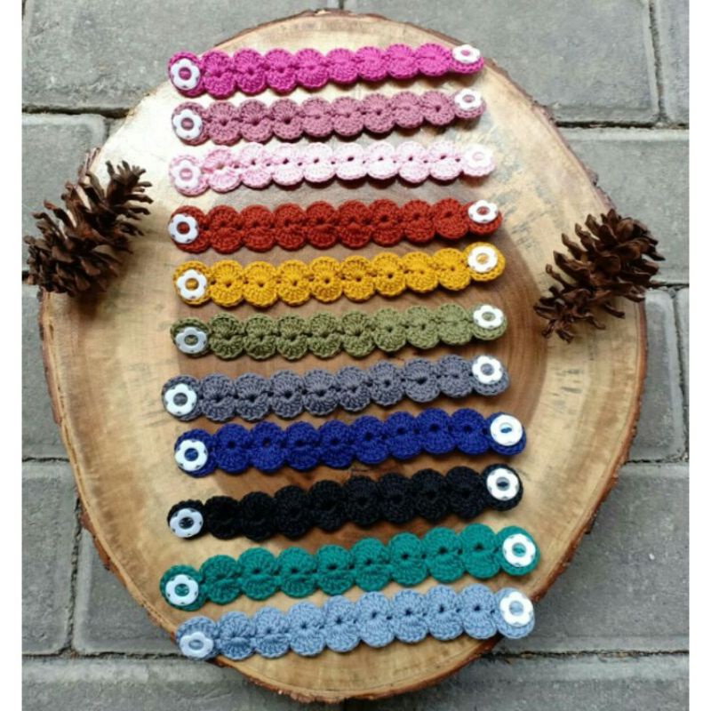 PAKET HEMAT  KONEKTOR MASKER SATU LUSIN - PAKET KONEKTOR RAJUT LUSINAN - KONEKTOR MASKER RAJUT GROSI