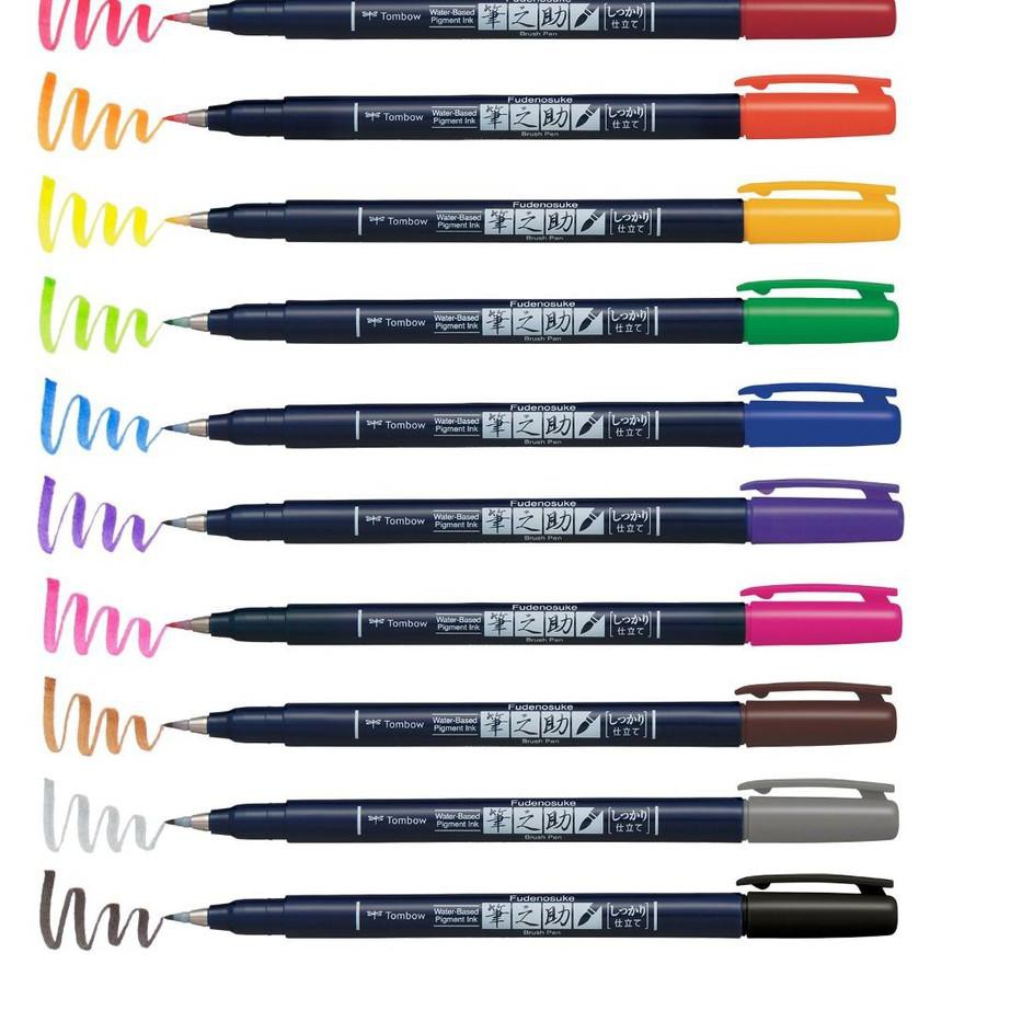 

4.4 F⚡ASH SALE Tombow Fudenosuke Brush Pen - Hard Tip (NO PACKAGING) ♣