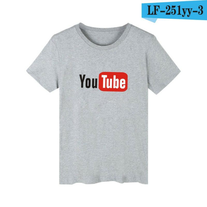 M - XXXXXL(6XL) Kaos YouTube T-shirt YOUTUBE BIGSIZE Unisex Kaos JUMBO Pria Wanita