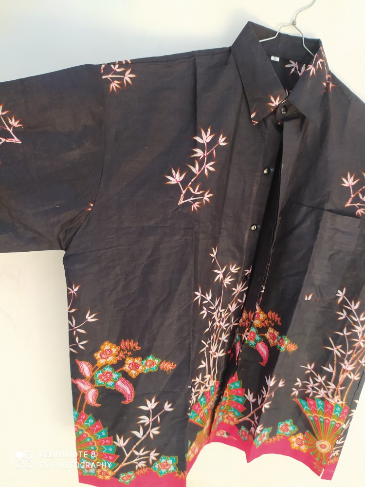 Jumbo Xxl, Xxxl, Xxxxl, Xxxxxl Kemeja Batik Pria Lengan Pendek Jumbo Baju Batik Pria