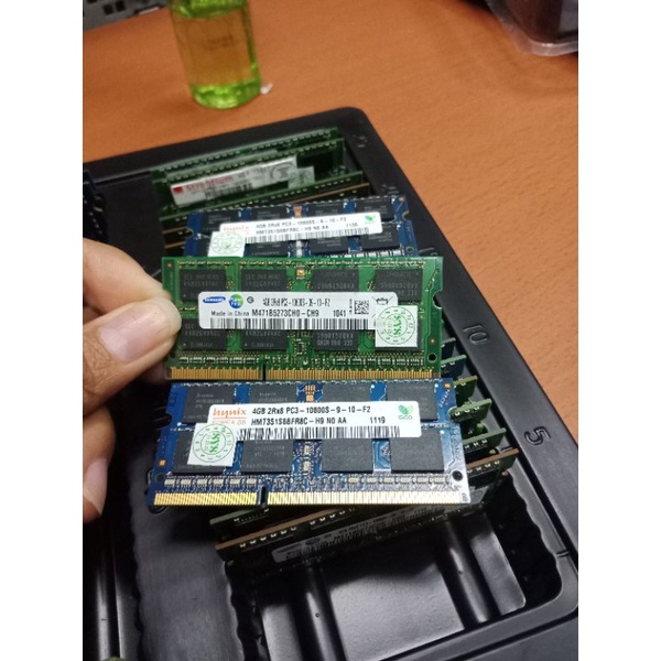 Ram laptop sodim 4gb ddr3 pc3-10600S hynix, samsung, skhynix, elpida hingst