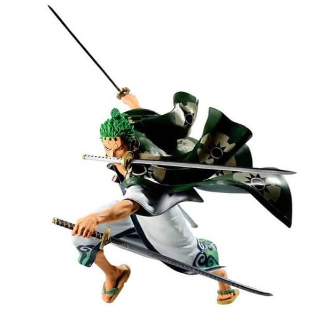 One piece original Banpresto Kaizoku no Gari Roronoa Zoro action figure