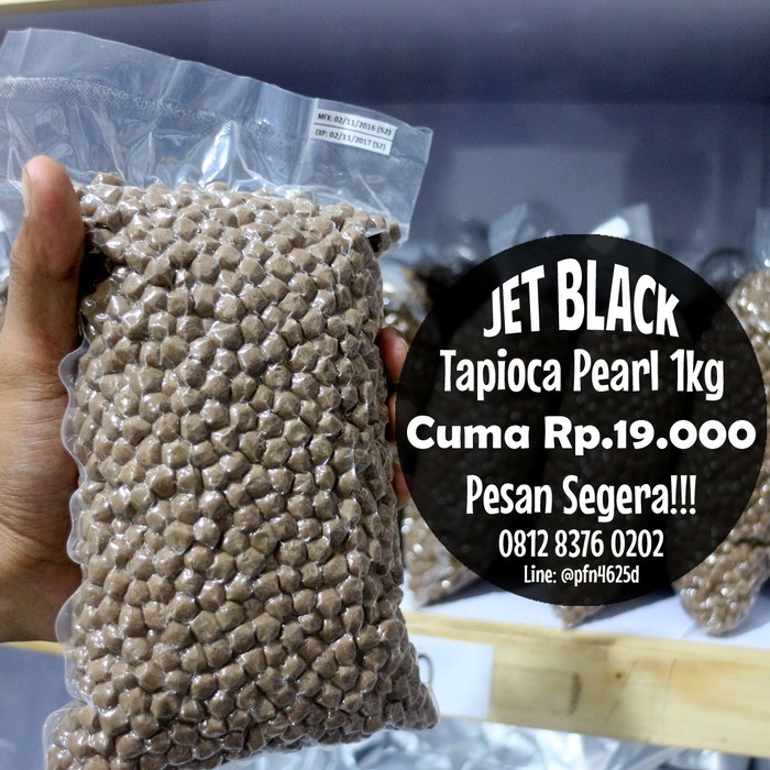 

Promo Tapicoa Pearl 1Kg - Topping Minuman Bubble Drink, Dessert, Cappucino Murah