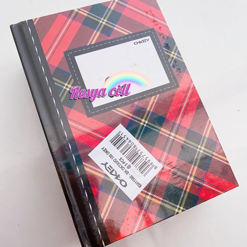 

BUKU TULIS OKTAV HARDCOVER ISI 50 LEMBAR OKEY
